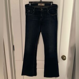 Hollister Dark Indigo Flare Jeans